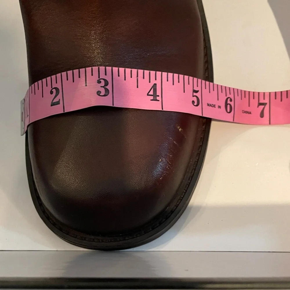 9  Vintage Foundry Co. Cognac Brown Leather Mid-calf Boots  *Philippa* - Picture 6 of 15